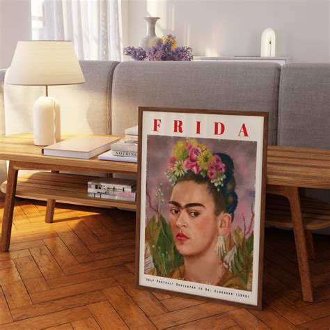 Self Portrait Dedicated to Dr Eloesser - Frida Kahlo Famous Artwork ...