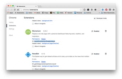 google chrome extensions - History of images on Momentum Dash? - Super User