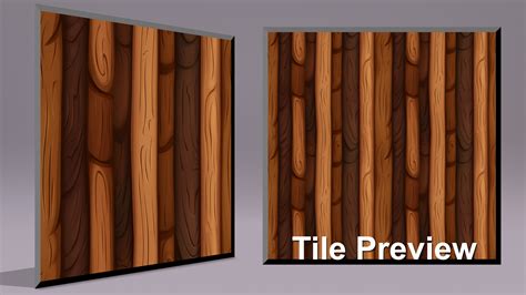 Cartoon Wood Textures Pack 48 - 10x PNG