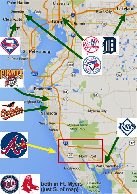 Map Of Grapefruit League Stadiums 2023 at Zoe Nixon-smith blog