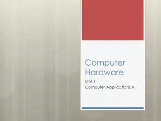 Computer Hardware PPT 的图像结果