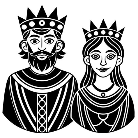 Royal crown king monarchy kingdom hand drawn cartoon character sticker ...