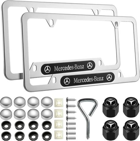 Amazon.com: Genuine Mercedes Benz AMG Stainless Steel w/ Carbon Fiber ...