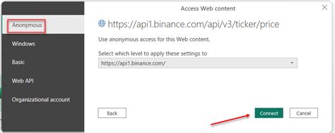 Excel API for Binance 的图像结果