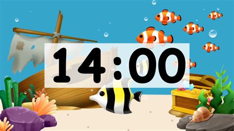 14 Minute Countdown Timer Alarm Clock With Music, Timer for Kids Animal ...
