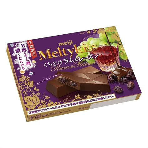 Meiji Meltykiss Rums Raisin шоколад с ромом и изюмом 60 гр купить по ...