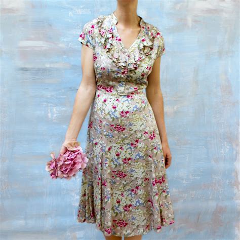 Floral Summer Garden Party Tea Dress By Nancy Mac