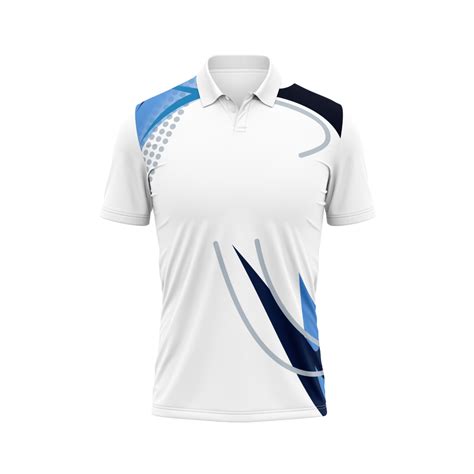 Polo Neck Printed Jersey White NP00159 – Next Print