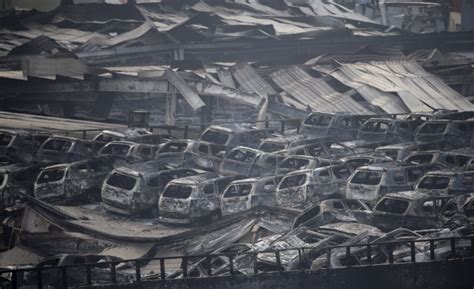 Almost Ten thousands New Cars Ruined in Tianjin Blasts - Photos,Images ...