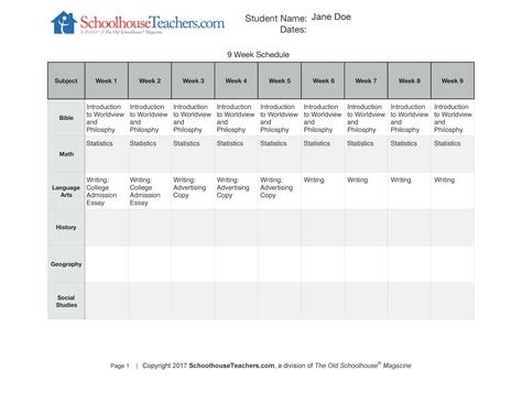 Schedule builder - lasoparare