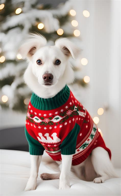 Dog Christmas Sweater With Antlers at Crystal Frasher blog
