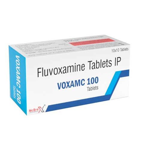 Fluvoxamine 100mg Tablets Mcbrex Lifesciences