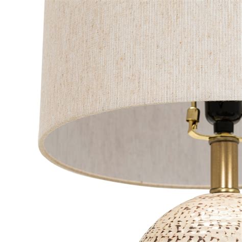 Surya Norderney 24-in Beige 3-way Table Lamp with Linen Shade NDY-001 ...