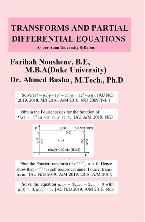 Transforms and Partial Differential Equation eBook : Noushene M.B.A ...