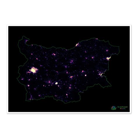 Population Density Map Of Bulgaria
