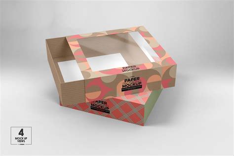 Image result for Cracker Box with Window Mockup