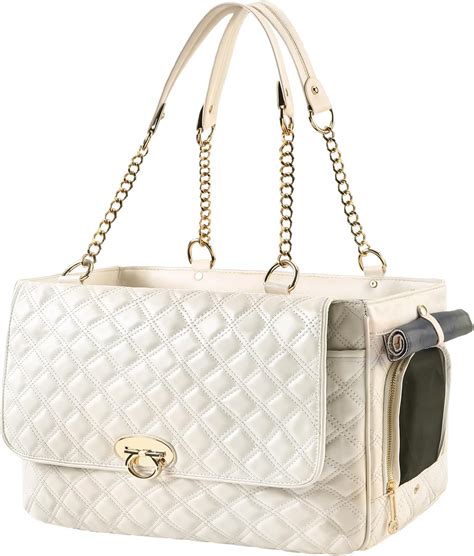 Amazon.com : NewEle Fashion Dog Purse Carrier for Small Dogs with 2 ...