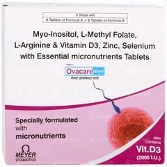 Ovacare Myo Tablet 12 - Uses, Side Effects, Dosage, Price | Truemeds
