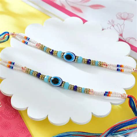 Send 2 Evil Eye Rakhi Online | Rakhibazaar.com