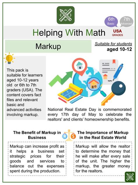 Image result for Math Markup Problems