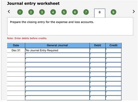 Image result for Journal Entry Worksheet Accounting