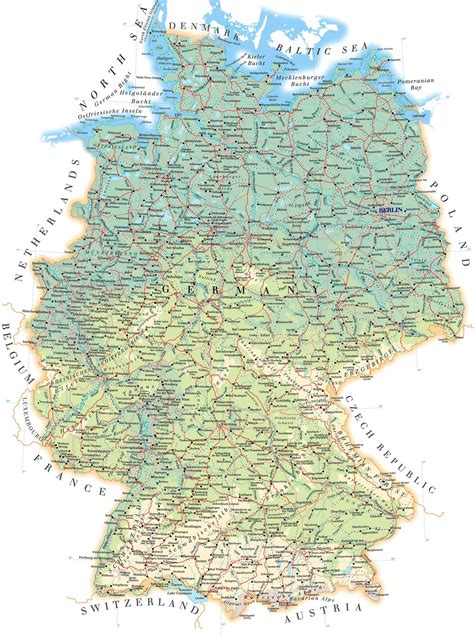 Germany Cities Map