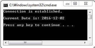 Image result for Write a Code to Connect Database in Java Output
