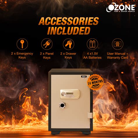 Ozone Fire Warrior 77 – 67L Fire Resistant Home Safe
