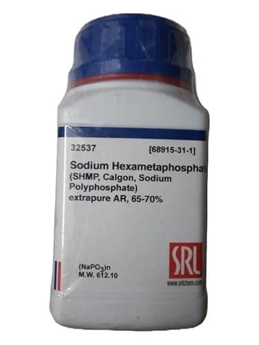 Sodium Hexametaphosphate extrapure AR, 65-70% (CAS NO 68915-31-1 ...