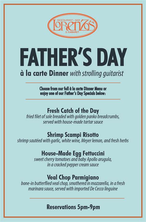 Celebrate Father's Day - Nicotra's Ballroom