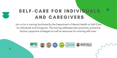 Self Care for Individuals and Caregivers, October 17 2023 | Online ...