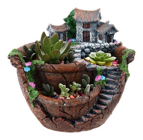 Goldblue Plants Pot Tiny Creative Flowers Succulent Plants Pot Holders ...