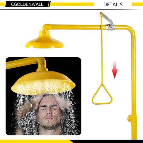 Buy CGOLDENWALL Emergency Shower and Eyewash Station Combination Eye ...
