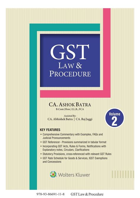 Buy GST Law and Procedure - Vol. 1&2 Book Online at Low Prices in India ...