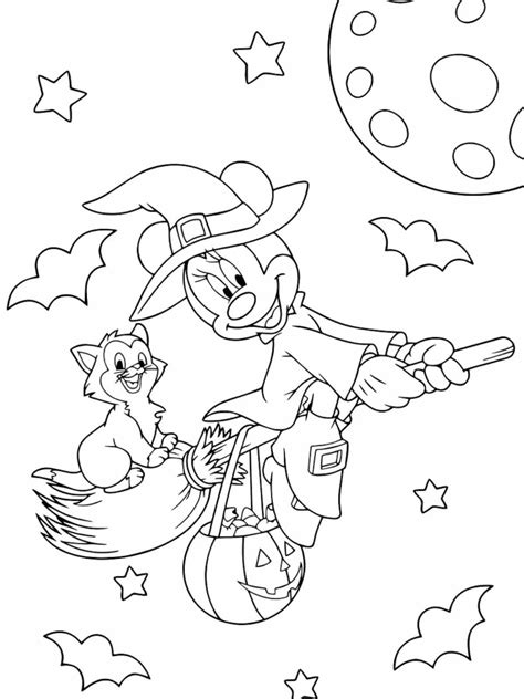 Collection of 30+ disney halloween coloring pages printable ...