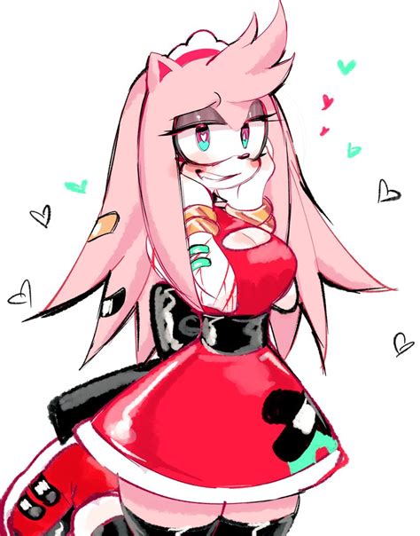 amy rose (sonic) drawn by usa37107692 | Danbooru