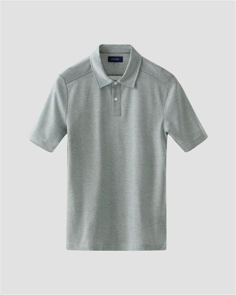 Dark green Oxford Piqué Polo Shirt - Eton
