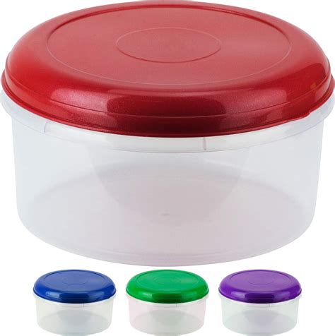 large plastic bowl with lid