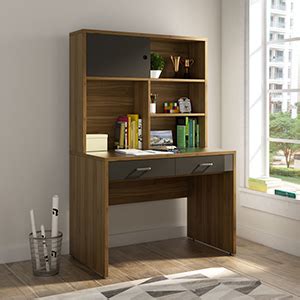 Home Centre Quadro Nxt Study Engineered Wood Desk with Cabinet - Brown ...