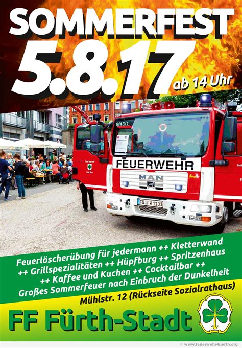 Feuerwehr zum Anfassen – Sommerfest der Freiwilligen Feuerwehr Fürth ...