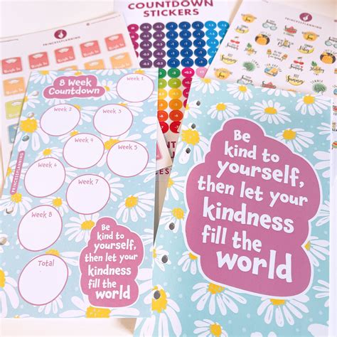 Petite Planner - 8 Week Food Diary Bundle Refill - Be Kind