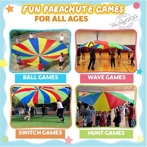 8 Easy Parachute Games - Real Fun For All Ages | Fun-stuff-to-do