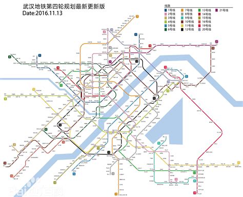武汉地铁规划图2020图片