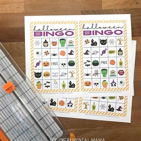 Halloween Bingo Game