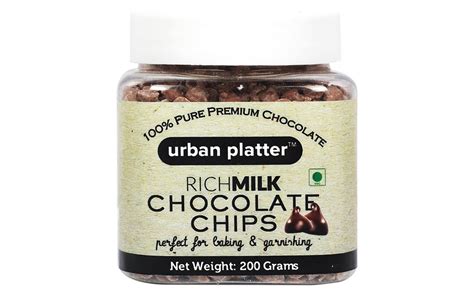 Urban Platter Rich Milk Chocolate Chips Jar 200 grams - Reviews ...