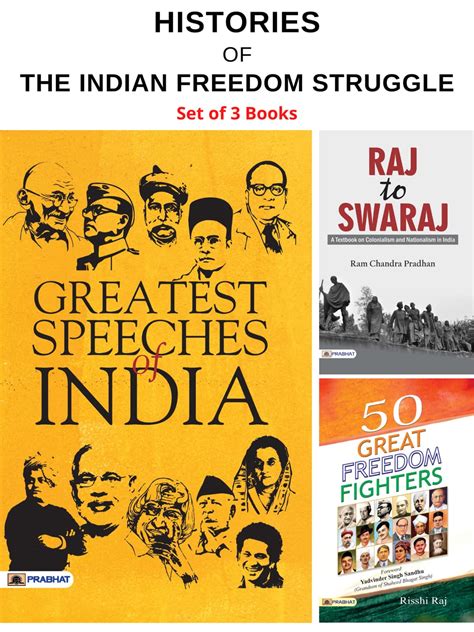 Amazon.in: Buy Histories of the Indian Freedom Struggle (50 GREAT ...