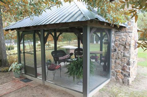 Screened Gazebo For Deck at Oliver Silas blog