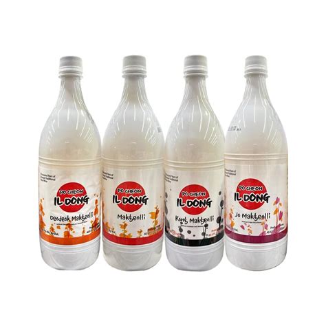 Buy Combo Korean Po Cheon Il Dong: One Each, Original Makgeolli Rice ...