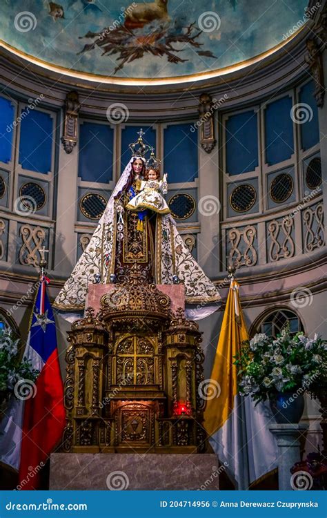 Chile Cathedral, Crucified Jesus Christ Editorial Image | CartoonDealer.com #204714588