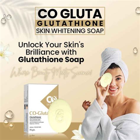 Co Luxury Glutathione Skin Whitening Soap with Kojic acid and Shea But ...